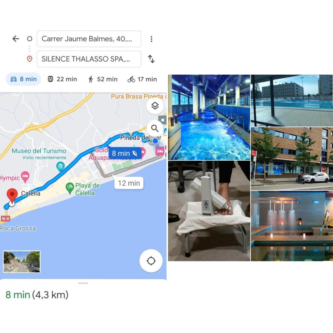 Apartamento Mar y montaña en la costa del Maresme Pineda De Mar Exterior foto